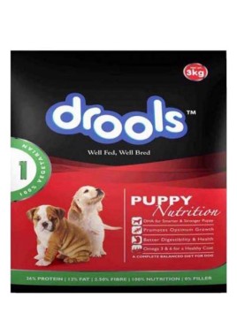 Drools Puppy Dog Food Veg - 3kg